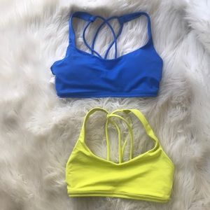 Lululemon cross back sports bras. Bundle of 2.